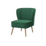 Armless armchair RETRO, Green