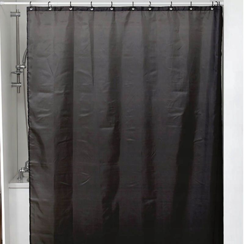 Perde dushi poliester, Black