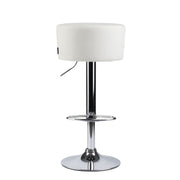 Stol bari me piston GRACE, White