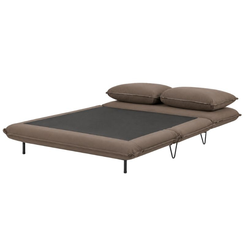 Sofa bed dy-vendësh KIARA Coffee