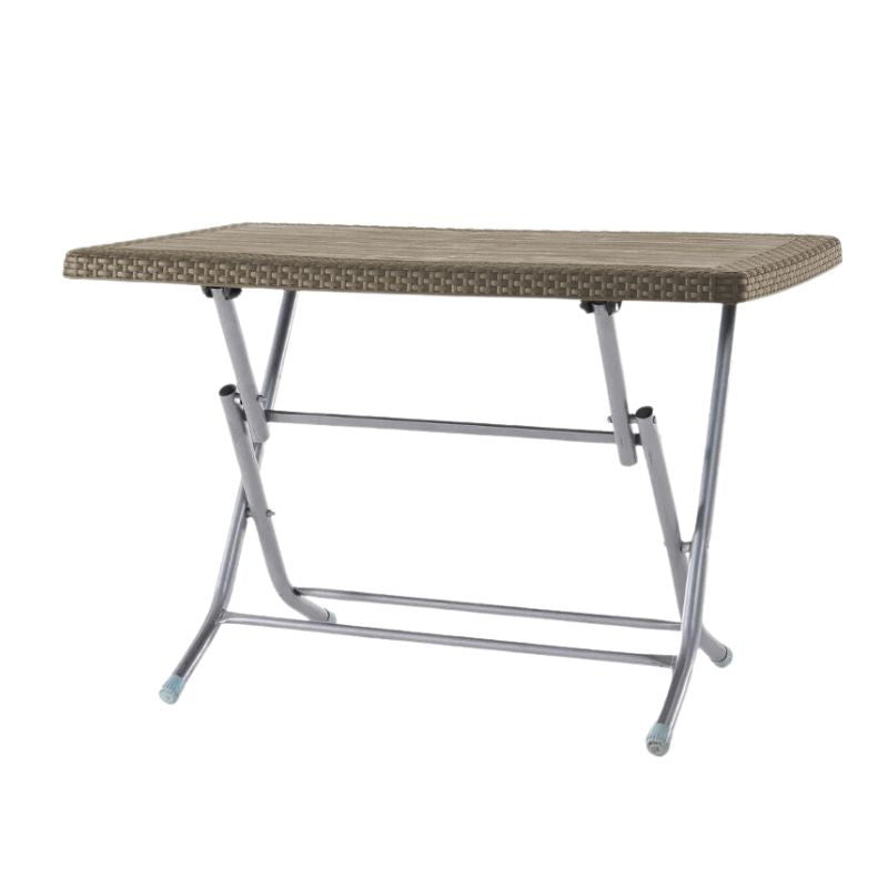 Tavolinë metalike RATTAN 70x120 cm
