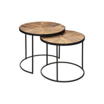 BASILE side table set, 2 pieces