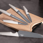 Set of bamboo knives and cutters, 6 pieces