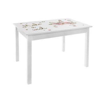 Tavolinë me dizajn për vajza, 55x77cm