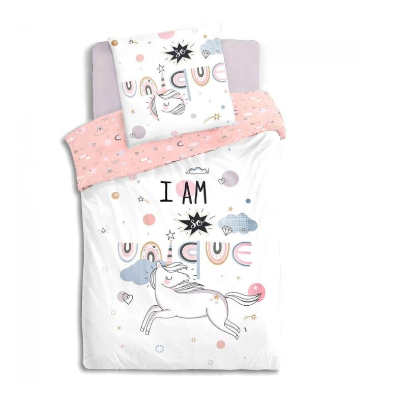 Set çarçafësh për fëmijë UNICORN