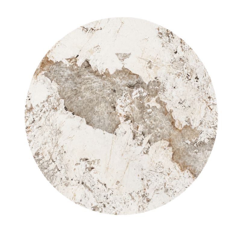 Extendable dining table KAI, Marble White
