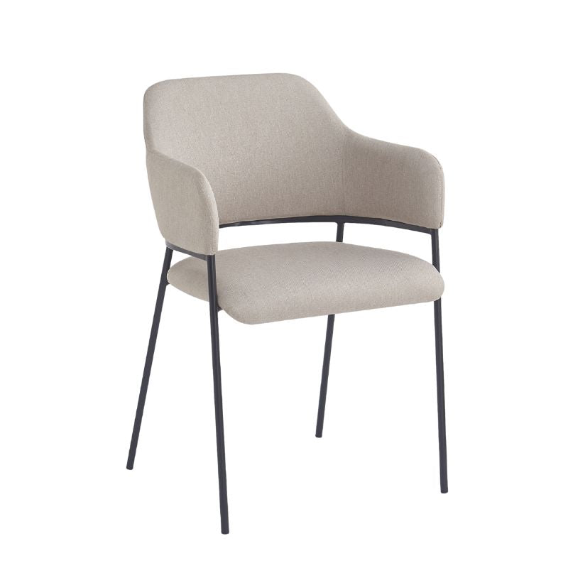 Karrige me krahë SIDNEY, Linen Beige