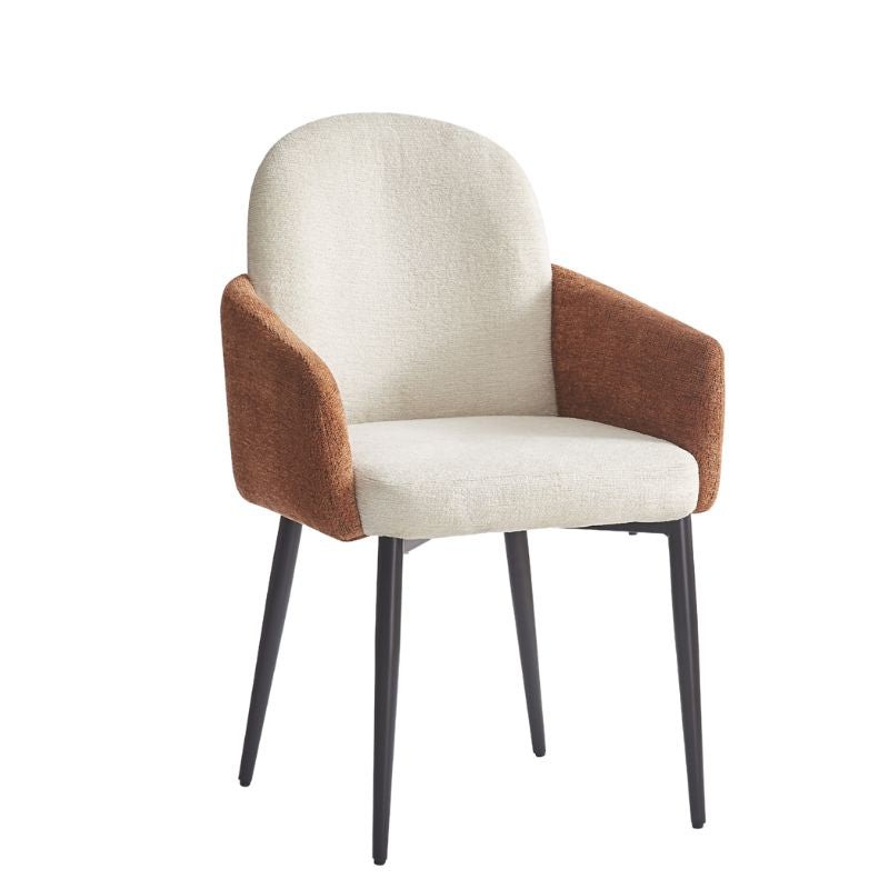 Karrige me krahë PRIME, White+Brown