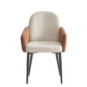 Karrige me krahë PRIME, White+Brown