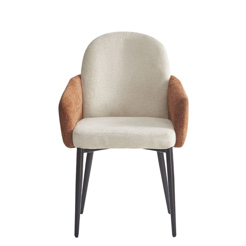 Karrige me krahë PRIME, White+Brown