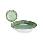 OLIVE GREEN porcelain plate