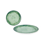 OLIVE GREEN porcelain plate