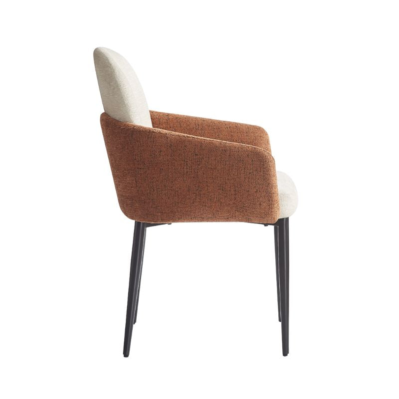 Karrige me krahë PRIME, White+Brown