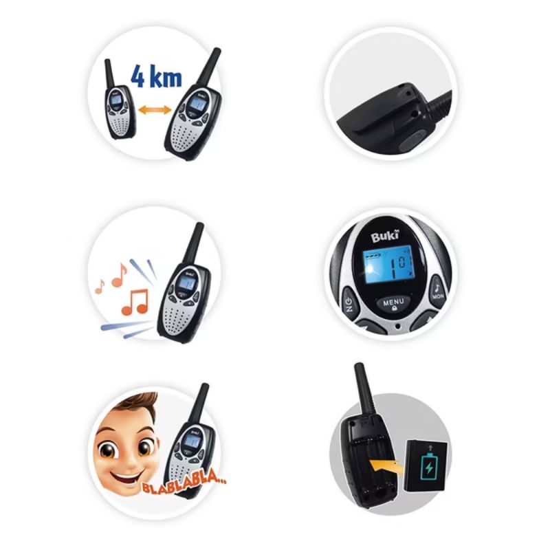 Walkie Takie me karikim Buki