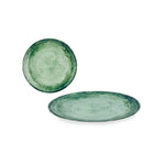 OLIVE GREEN porcelain plate