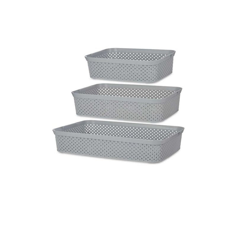 Set 3 organizues plastik