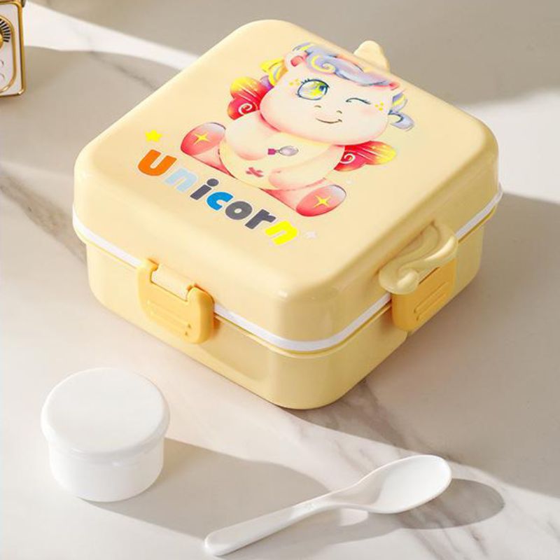 Tas ushqimi metalik me 3 ndarje për fëmijë