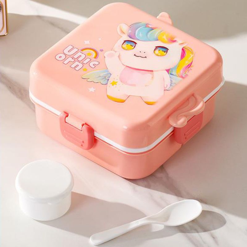 Tas ushqimi metalik me 3 ndarje për fëmijë