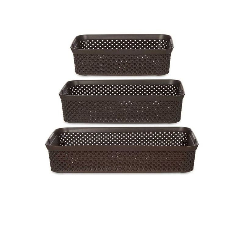 Set 3 organizues plastik