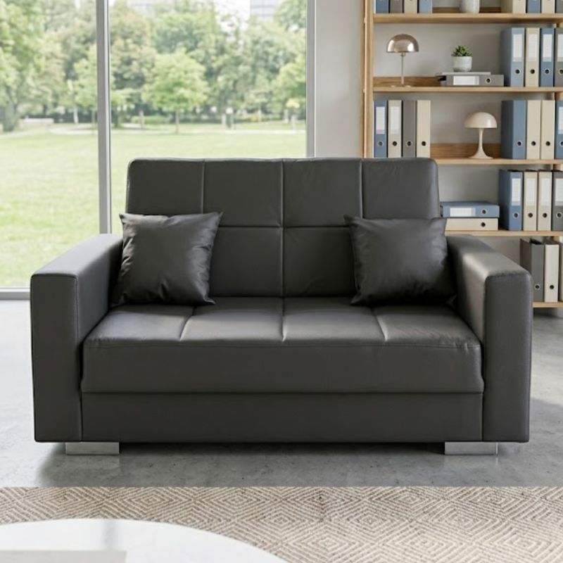 Sofa bed 2 vendesh KANSAS, Black
