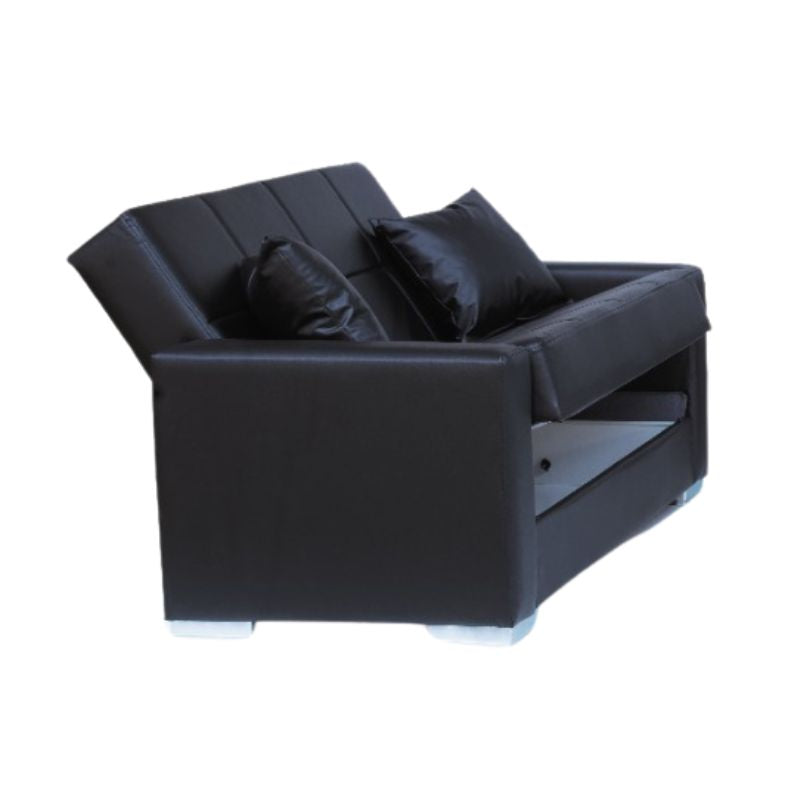 Sofa bed 2 vendesh KANSAS, Black