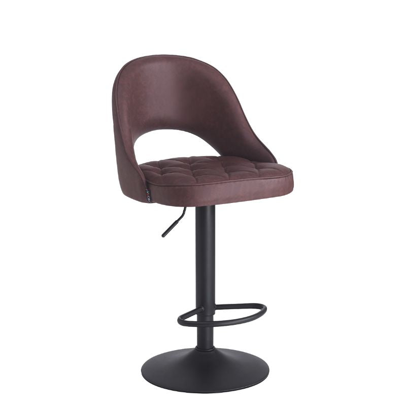 Stol me piston GALY, Dark Brown