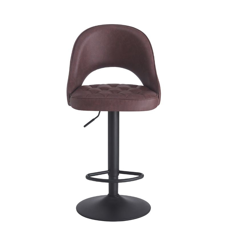 Stol me piston GALY, Dark Brown