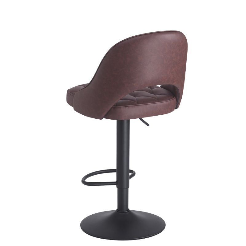 Stol me piston GALY, Dark Brown