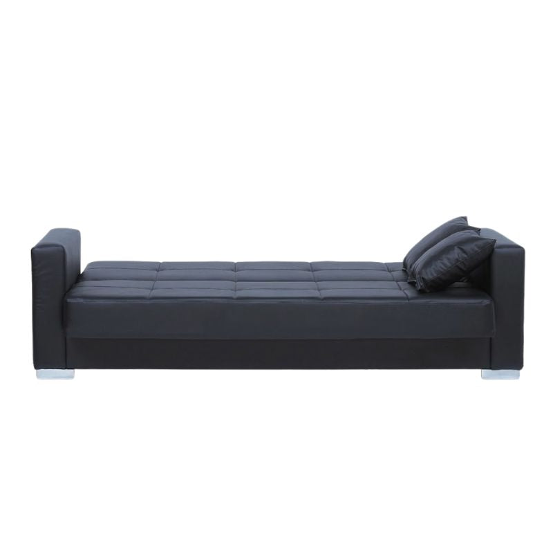 Sofa bed 3 vendesh KANSAS, Black