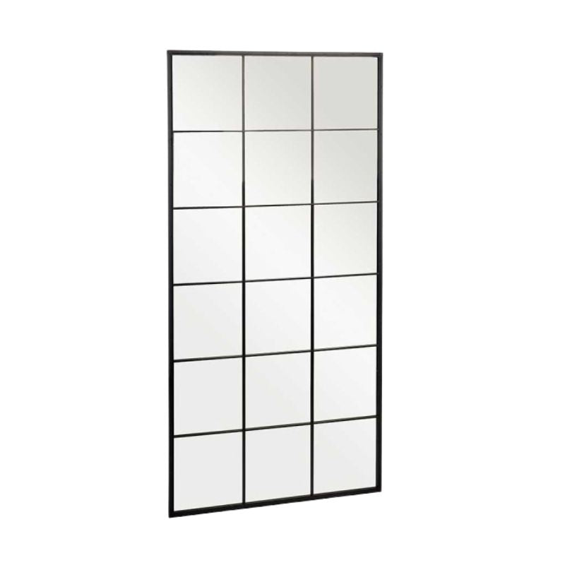 Pasqyrë e zezë , formë dritare 180x90cm