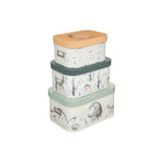 Set kuti prej kartoni, 3 copë