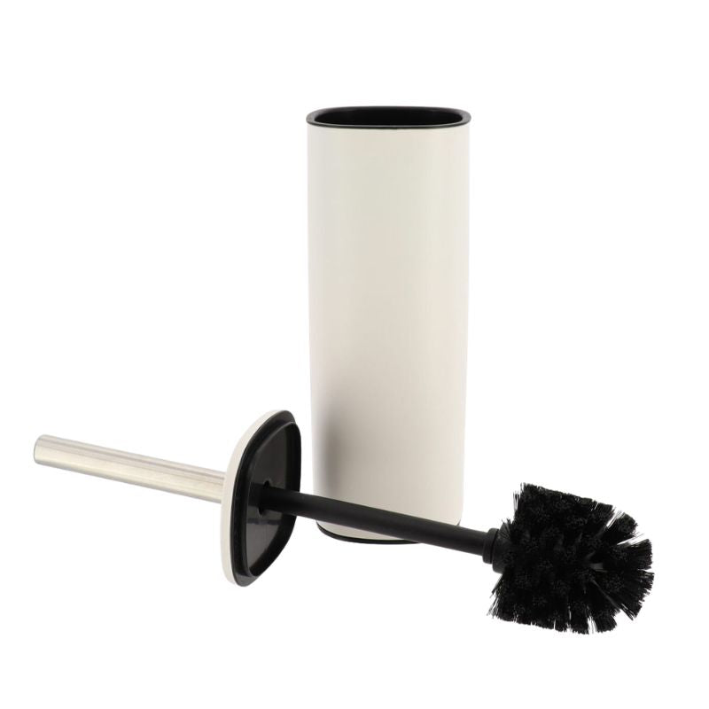 White square metal toilet brush