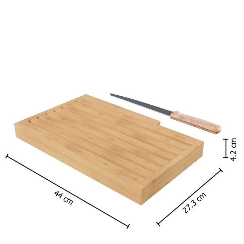 Dërrasë prerje + thikë