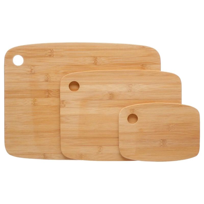 Set dërrasë prerje bambo, 3 copë