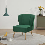 Armless armchair RETRO, Green