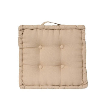 Gray striped pillow
