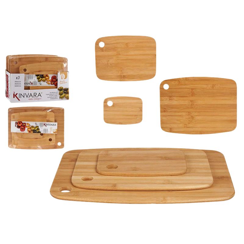 Set dërrasa për prerje Bamboo 3 copë