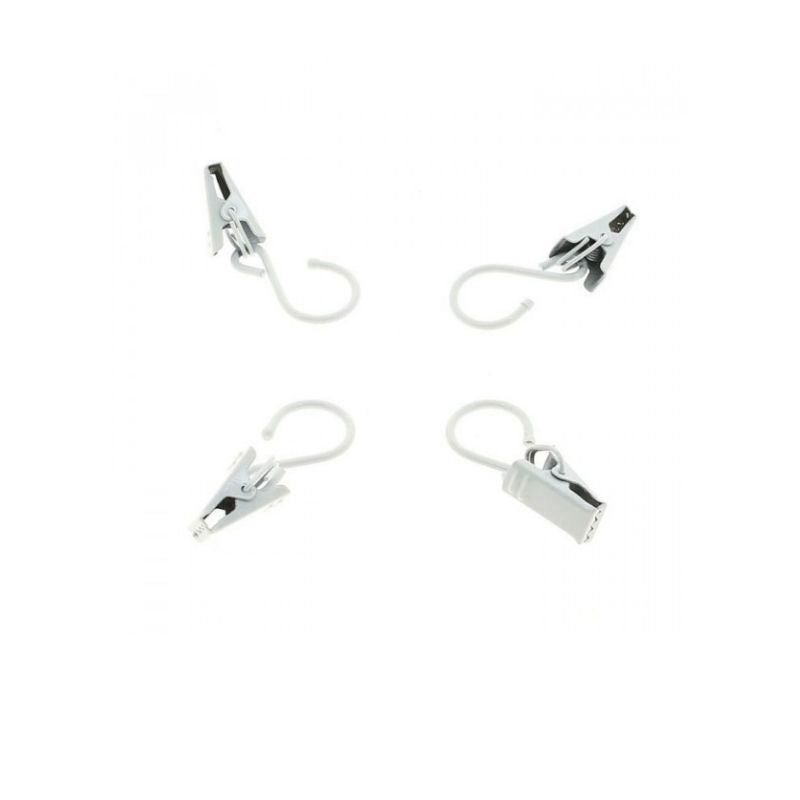 Set me 8 unaza kapëse të bardha