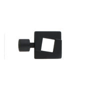 Aksesor për shkopin e perdes Black 2 copë