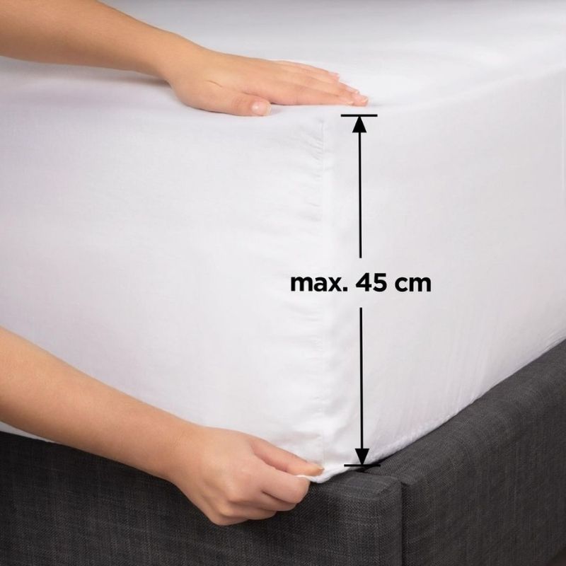 Çarçaf i poshtëm Luxe Sateen XXL, 160 x 200 cm