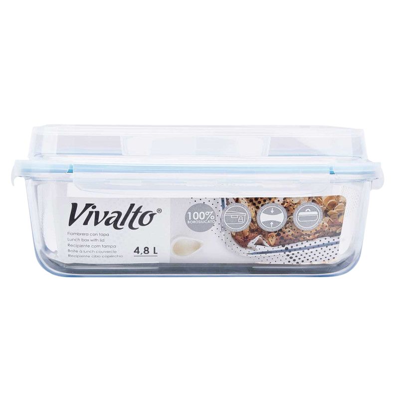 Tas hermetik për ruajtjen e ushqimit, 4800ml