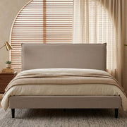 Krevat dopio ASTON Light Grey, 160 x 190 cm