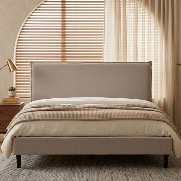 Krevat dopio ASTON, Light Grey