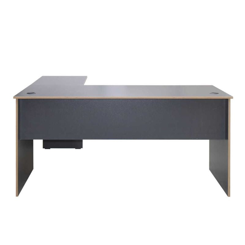 Tavolinë zyre forme L, Anthracite