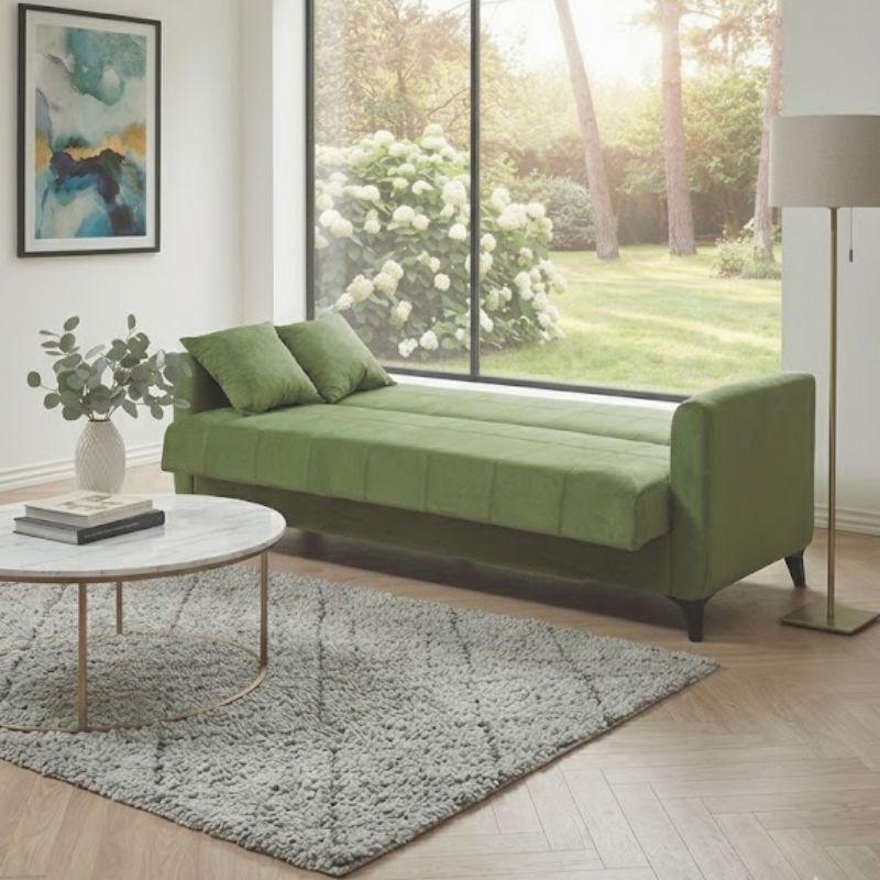 Sofa bed LOKI, Green