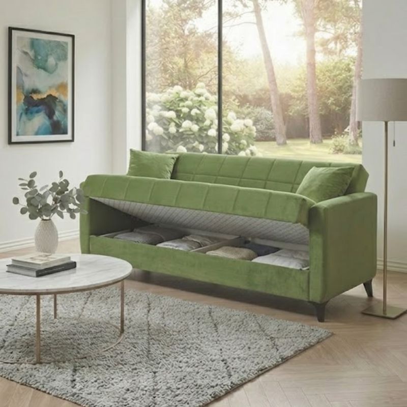 Sofa bed LOKI, Green