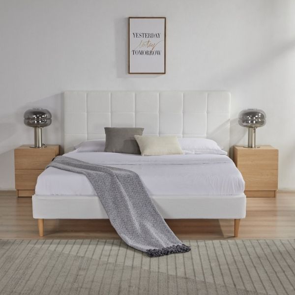 Krevat dopio MONTE, White