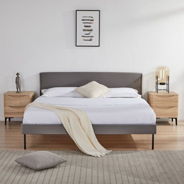 Krevat dopio MATTEO, Dark Grey