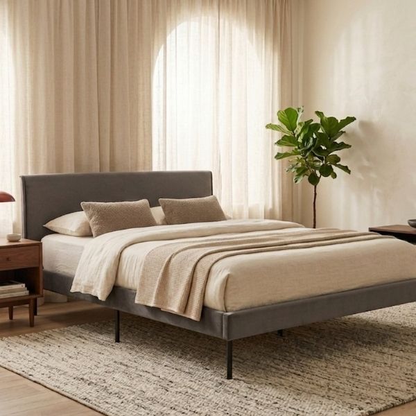 Krevat dopio MATTEO, Dark Grey