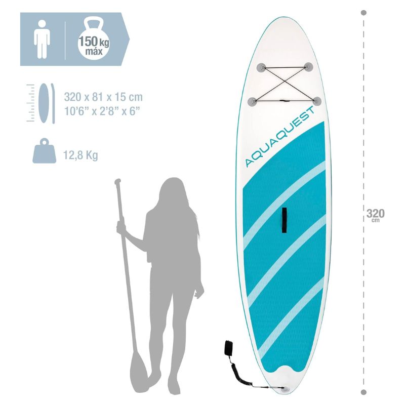 Dërrasë SUP me ajër  – Intex Aqua Quest 320